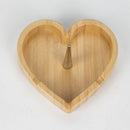 Wooden Ashtray with Bowl Cleaner Wooden Ashtray YHS Smoke Heart (4"x3/27")