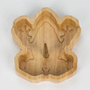 Wooden Ashtray with Bowl Cleaner Wooden Ashtray YHS Smoke Frog (4.25"x4")