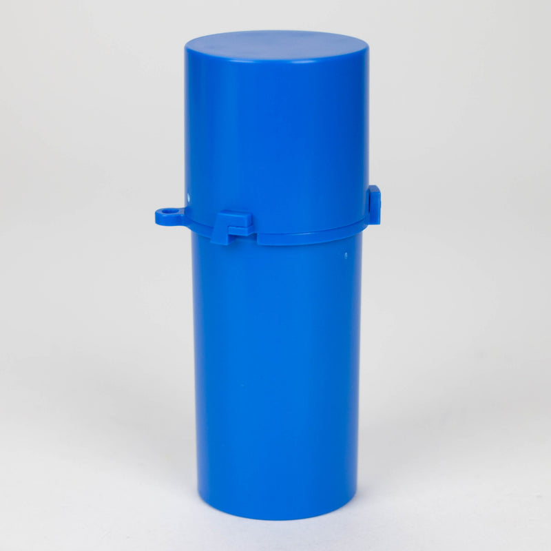 Plastic stash and grinder [C39] - Color Assorted Herb Grinder YHS Smoke