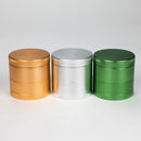 Teethless Aluminium Grinder 53mm 4parts Box of 6 Display Pack NIBO Distribution