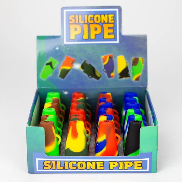 O Silicone Pipe hitter Display of 24