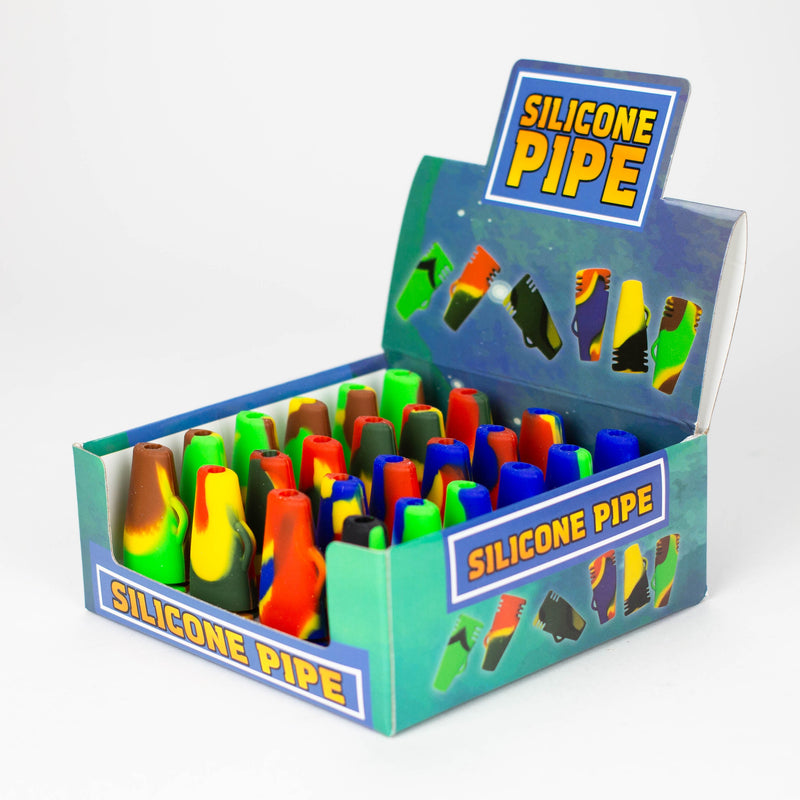 O Silicone Pipe hitter Display of 24