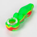 4" Silicone pipe body shape Jar of 20 Silicone Pipe NIBO Distribution