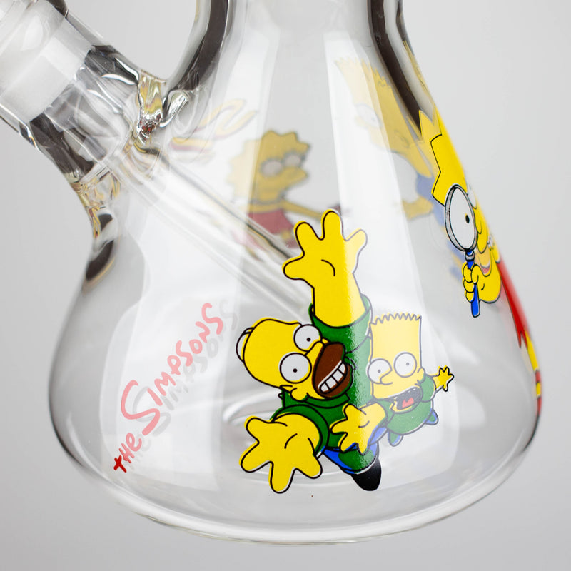 O 14" Cartoon 9 mm glass bong [PIP836]