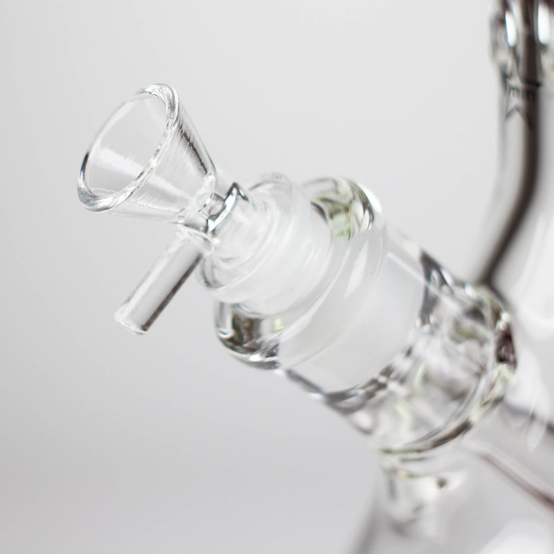 O 14" Luxury Pattern 9mm glass bong [PIP871]