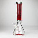 14" Luxury Pattern 9mm glass bong [PIP871] Glass Bong NIBO Distribution Design F