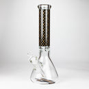 14" Luxury Pattern 9mm glass bong [PIP871] Glass Bong NIBO Distribution Design D
