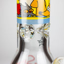 14" Yellow Family Cartoon 9 mm glass bongs [PIP789] Glass Bong NIBO Distribution