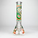 14" Cobra snake Glow 9mm glass bong [PIP868] Glass Bong NIBO Distribution