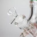 14" Cobra snake Glow 9mm glass bong [PIP868] Glass Bong NIBO Distribution