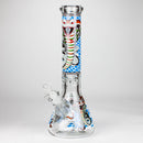 14" Cobra snake Glow 9mm glass bong [PIP868] Glass Bong NIBO Distribution Design B