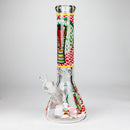 14" Cobra snake Glow 9mm glass bong [PIP868] Glass Bong NIBO Distribution Design D