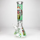 14" Cobra snake Glow 9mm glass bong [PIP868] Glass Bong NIBO Distribution Design E