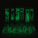 14" Cobra snake Glow 9mm glass bong [PIP868] Glass Bong NIBO Distribution