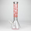 14" Hemp Weed 9mm glass bong [PIP845] Glass Bong NIBO Distribution Pink