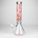 14" Hemp Weed 9mm glass bong [PIP845] Glass Bong NIBO Distribution