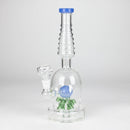 12" Fancy glass water bong Glass Bong Bongzie Smokes Blue