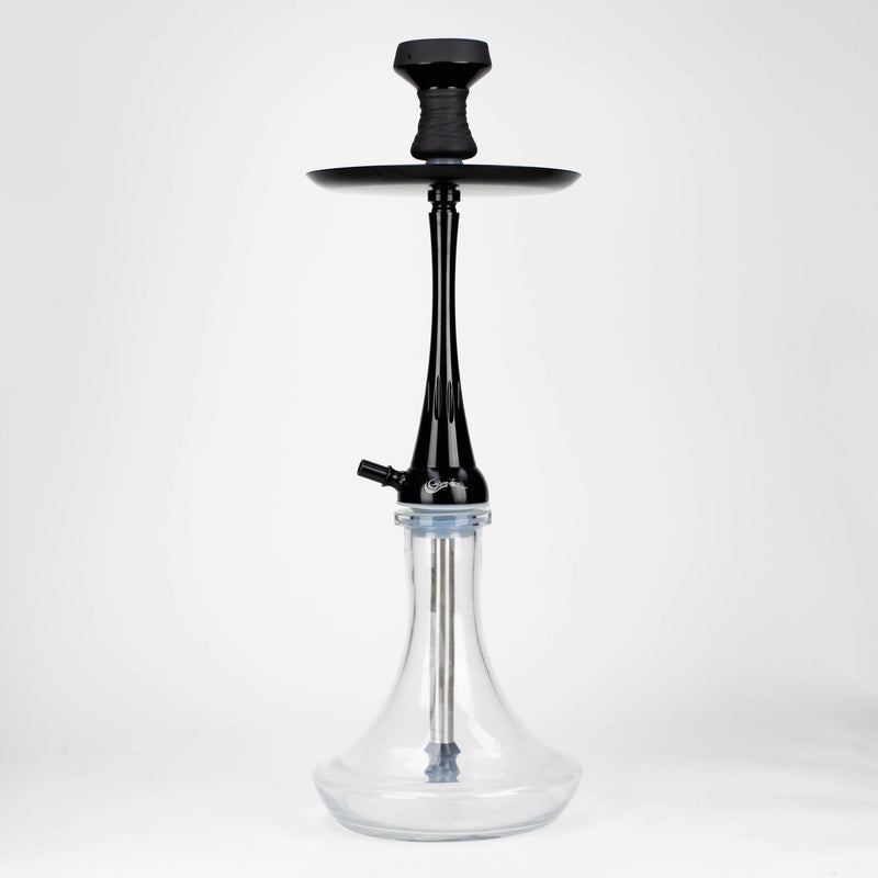 O Genie | 22.5″ Aluminum Hookah with Diffuser,Tray, and Soft Touch Silicone Hose [SS-04]