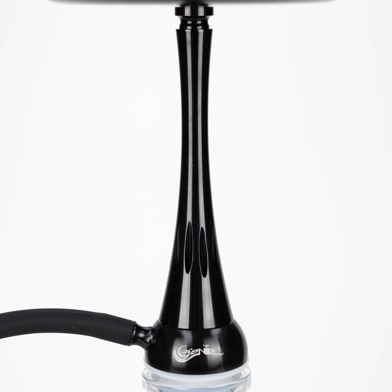 O Genie | 22.5″ Aluminum Hookah with Diffuser,Tray, and Soft Touch Silicone Hose [SS-04]