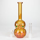 9" Owl Electroplate Glass Bong Glass Bong 777 Smoke