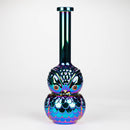 9" Owl Electroplate Glass Bong Glass Bong 777 Smoke Rainbow (Green)
