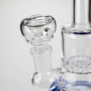 7" Bent neck glass bubbler with Honeycomb diffuser Glass Bong Bongzie Smokes