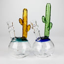 8" Cactus Design Bong Glass Bong Bongzie Smokes