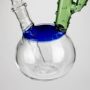 8" Cactus Design Bong Glass Bong Bongzie Smokes