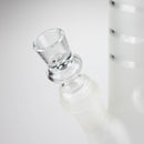 12" GLOW IN DARK STRAIGHT TUBE BONG WITH ICE CATCHER Glass Bong Bongzie Smokes