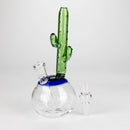 8" Cactus Design Bong Glass Bong Bongzie Smokes