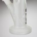 12" GLOW IN DARK STRAIGHT TUBE BONG WITH ICE CATCHER Glass Bong Bongzie Smokes