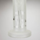 12" GLOW IN DARK STRAIGHT TUBE BONG WITH ICE CATCHER Glass Bong Bongzie Smokes