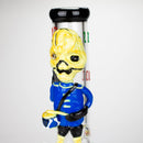 13" Resin 3D Drum Ghoul 7mm glass beaker [DY502] Resin · Silicone · Plastic Bong DY Glass