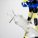 13" Resin 3D Drum Ghoul 7mm glass beaker [DY502] Resin · Silicone · Plastic Bong DY Glass