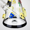 13" Resin 3D Drum Ghoul 7mm glass beaker [DY502] Resin · Silicone · Plastic Bong DY Glass