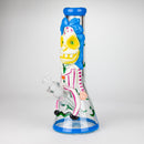 13" Resin 3D artwork 7mm Clown glass beaker [DY511] Resin · Silicone · Plastic Bong DY Glass