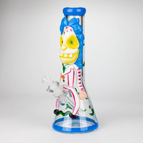 O 13" Resin 3D artwork 7mm Clown glass beaker  [DY511]