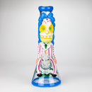 13" Resin 3D artwork 7mm Clown glass beaker [DY511] Resin · Silicone · Plastic Bong DY Glass