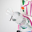 13" Resin 3D artwork 7mm Clown glass beaker [DY511] Resin · Silicone · Plastic Bong DY Glass