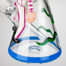 13" Resin 3D artwork 7mm Clown glass beaker [DY511] Resin · Silicone · Plastic Bong DY Glass