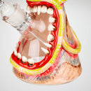13" Resin 3D artwork 7mm glass beaker water bong [DY525] Resin · Silicone · Plastic Bong DY Glass