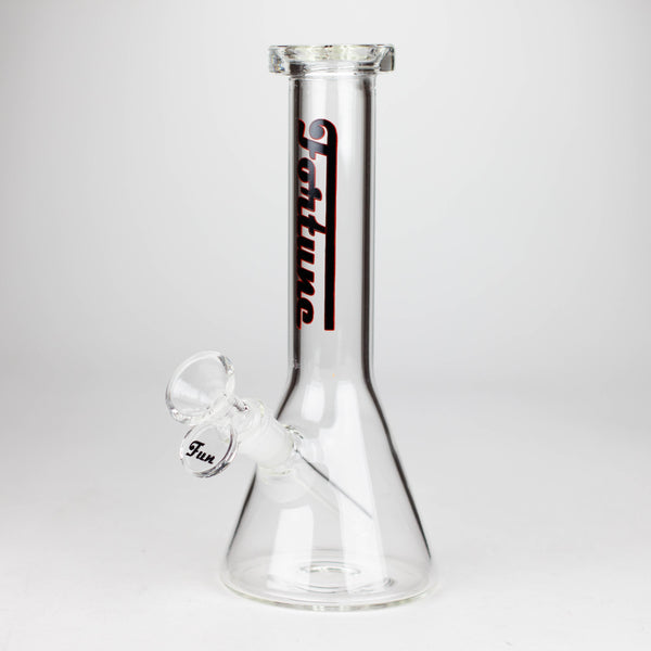 O Fortune | 8" 4mm Beaker Glass Bong [8SZN]