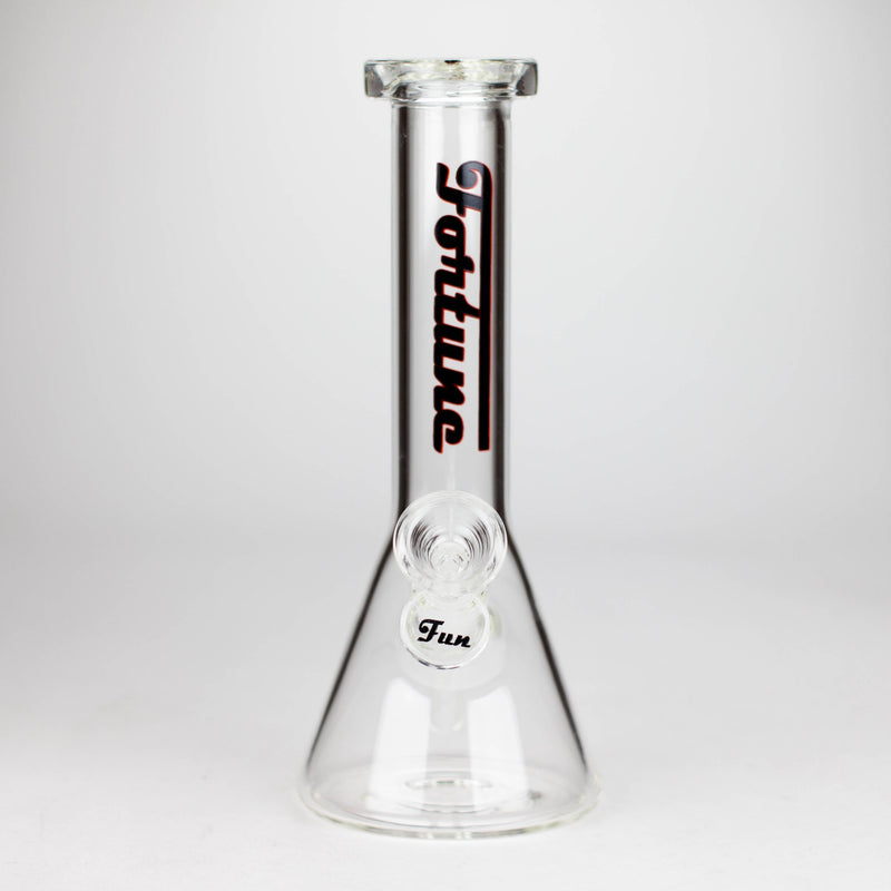 O Fortune | 8" 4mm Beaker Glass Bong [8SZN]