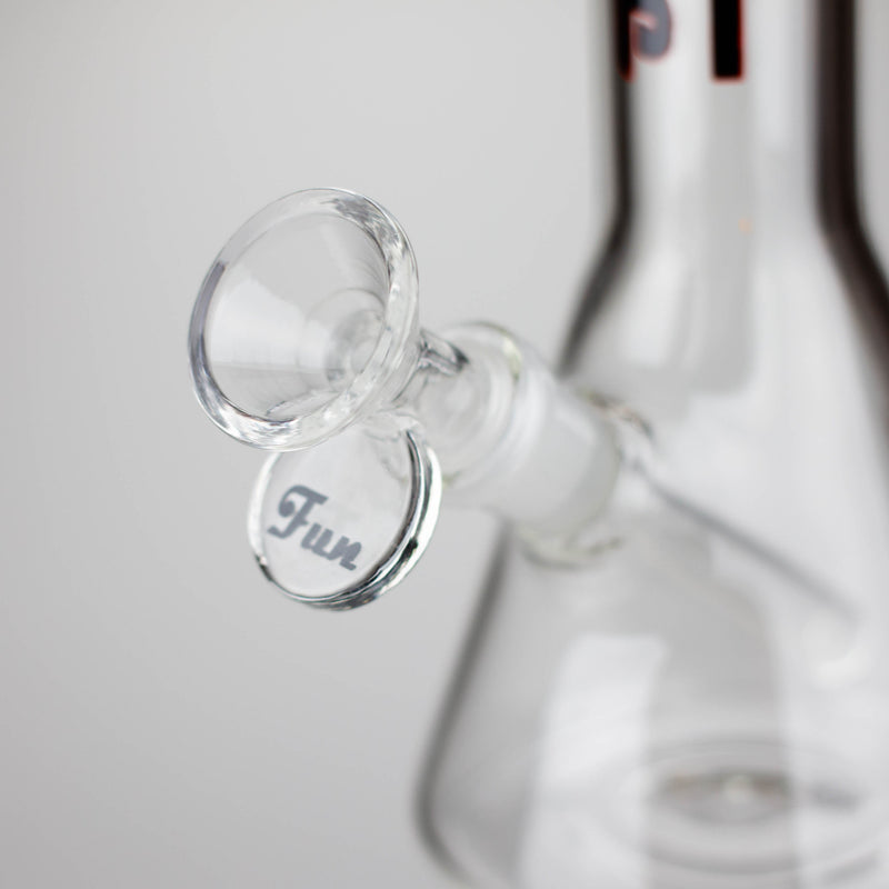 O Fortune | 8" 4mm Beaker Glass Bong [8SZN]