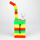 Fortune | 8" Silicone Square Pipe-Assorted [SP1001] Resin · Silicone · Plastic Bong Fortune