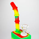 Fortune | 8" Silicone Square Pipe-Assorted [SP1001] Resin · Silicone · Plastic Bong Fortune