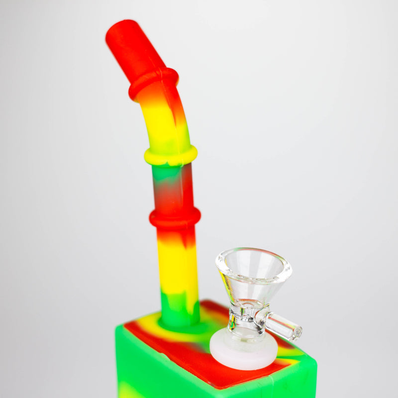 O Fortune | 8" Hydrographic Silicone Square Pipe-Assorted [SP1001]