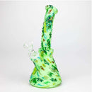 Fortune | 8.5" Angled Hydrographic Silicone Waterpipe-Assorted [SP1019P] Resin · Silicone · Plastic Bong Fortune