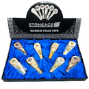 StoneAge | 3" Handmade Mini Tobacco Smoking Pipes, Includes Display Box - Pack of 8 Quartz · Stone Pipe NicePrice
