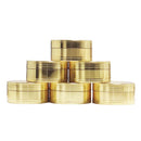 Gold 3 Parts 50mm Herb Grinder Display Pack Super Supplys Inc